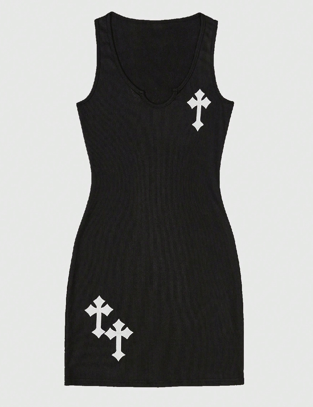 Rochie scurta Romwe, negru
