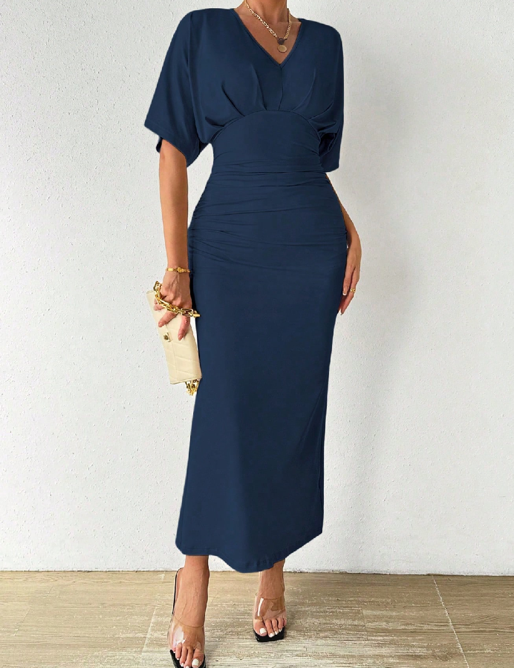 Rochie lunga SHEIN, albastru