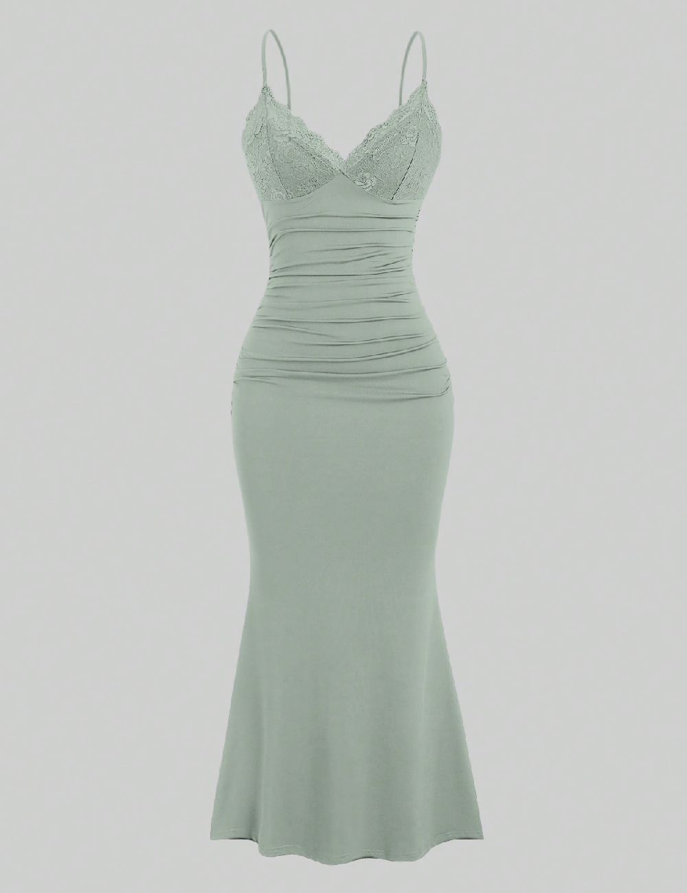 Rochie lunga SHEIN, verde