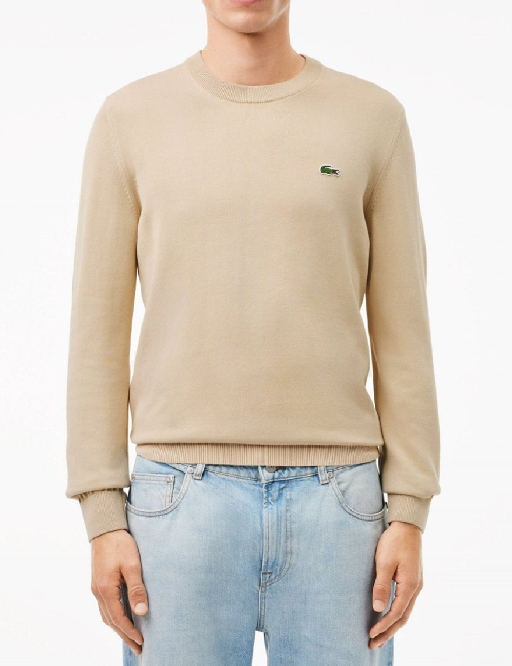Bluza Lacoste, crem