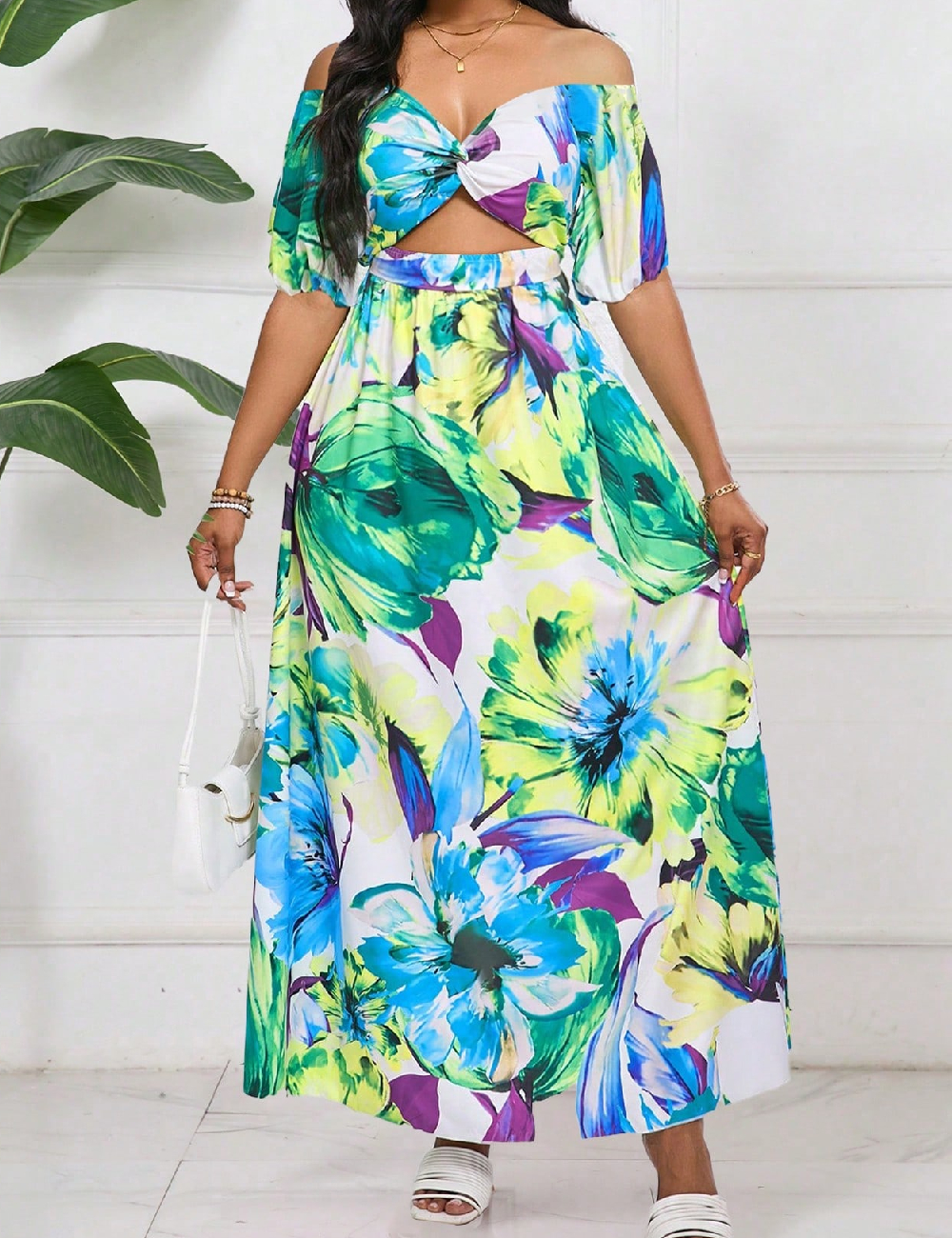 Rochie lunga SHEIN, mix culori