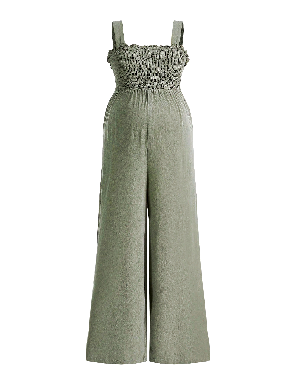 Salopeta SHEIN Maternity, verde