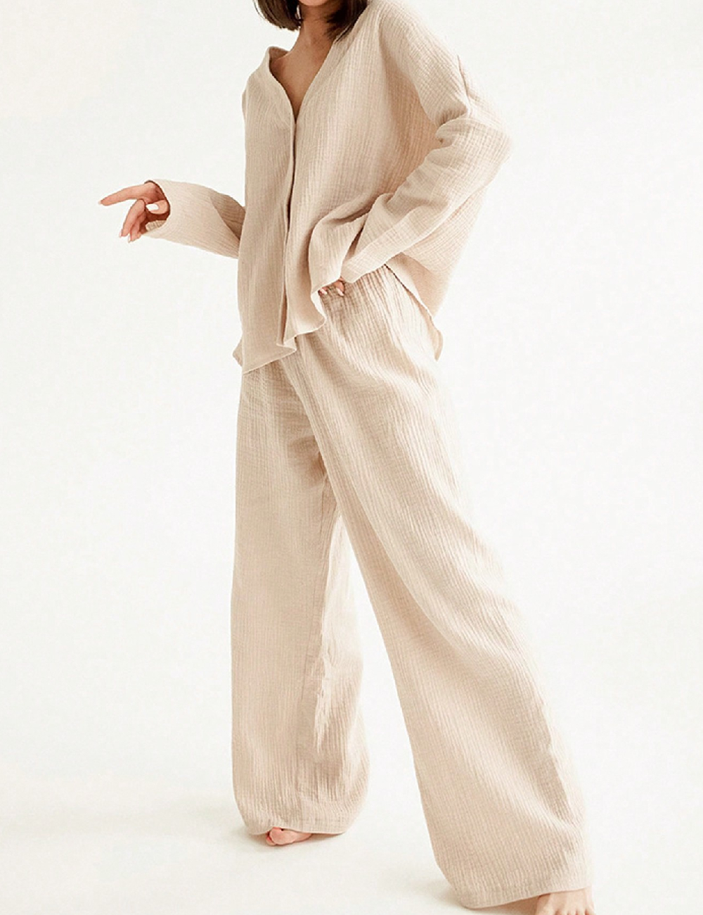 Pijama SHEIN, crem