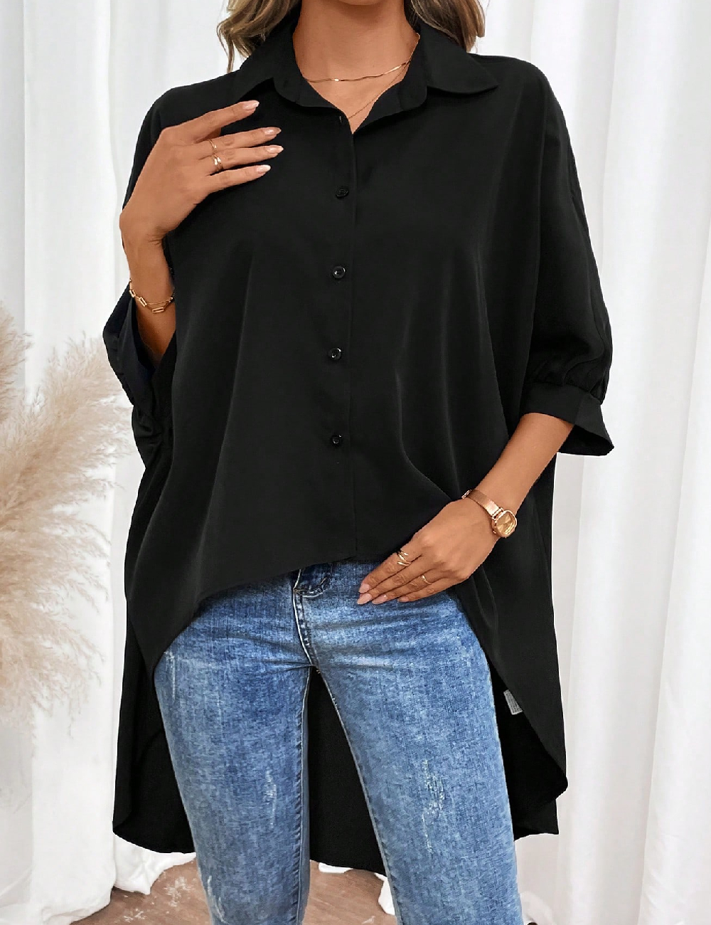 Camasa SHEIN, negru