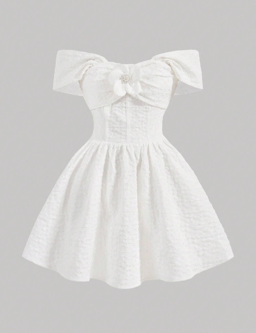 Rochie scurta SHEIN, alb
