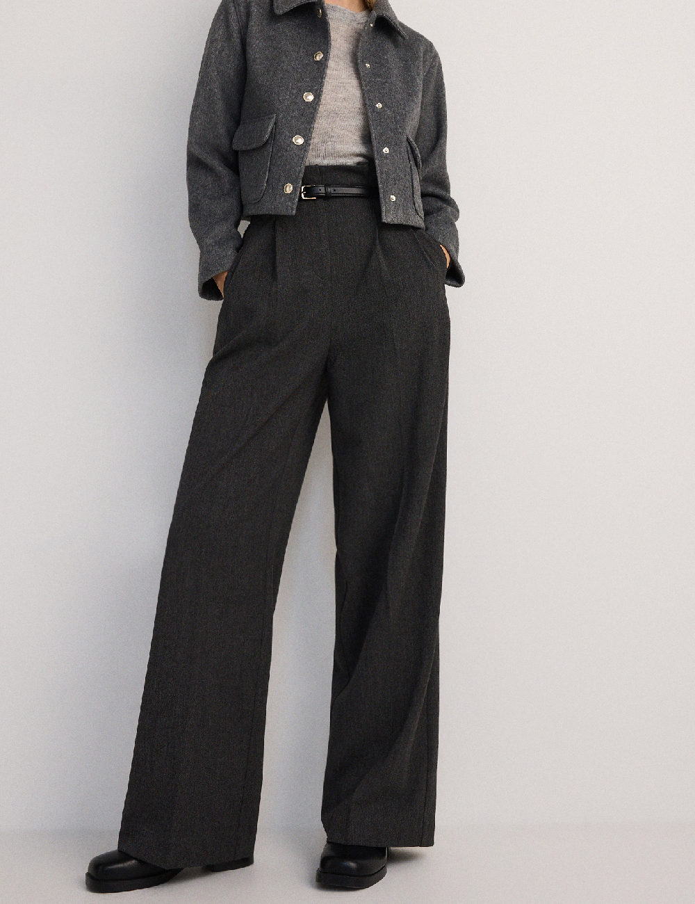 Pantaloni Reserved, gri