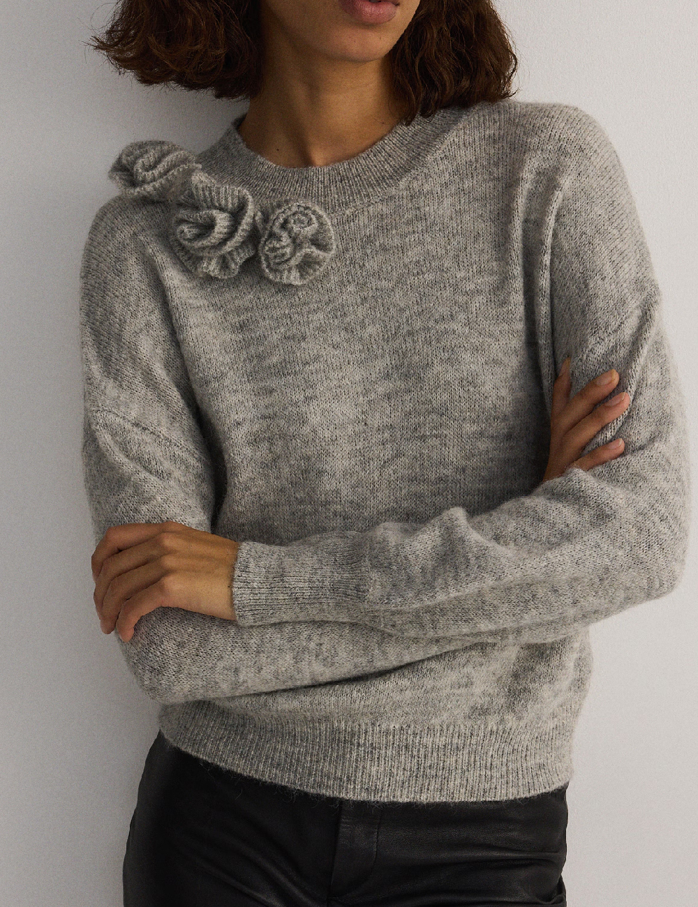 Bluza Reserved, gri - 1 | YEO