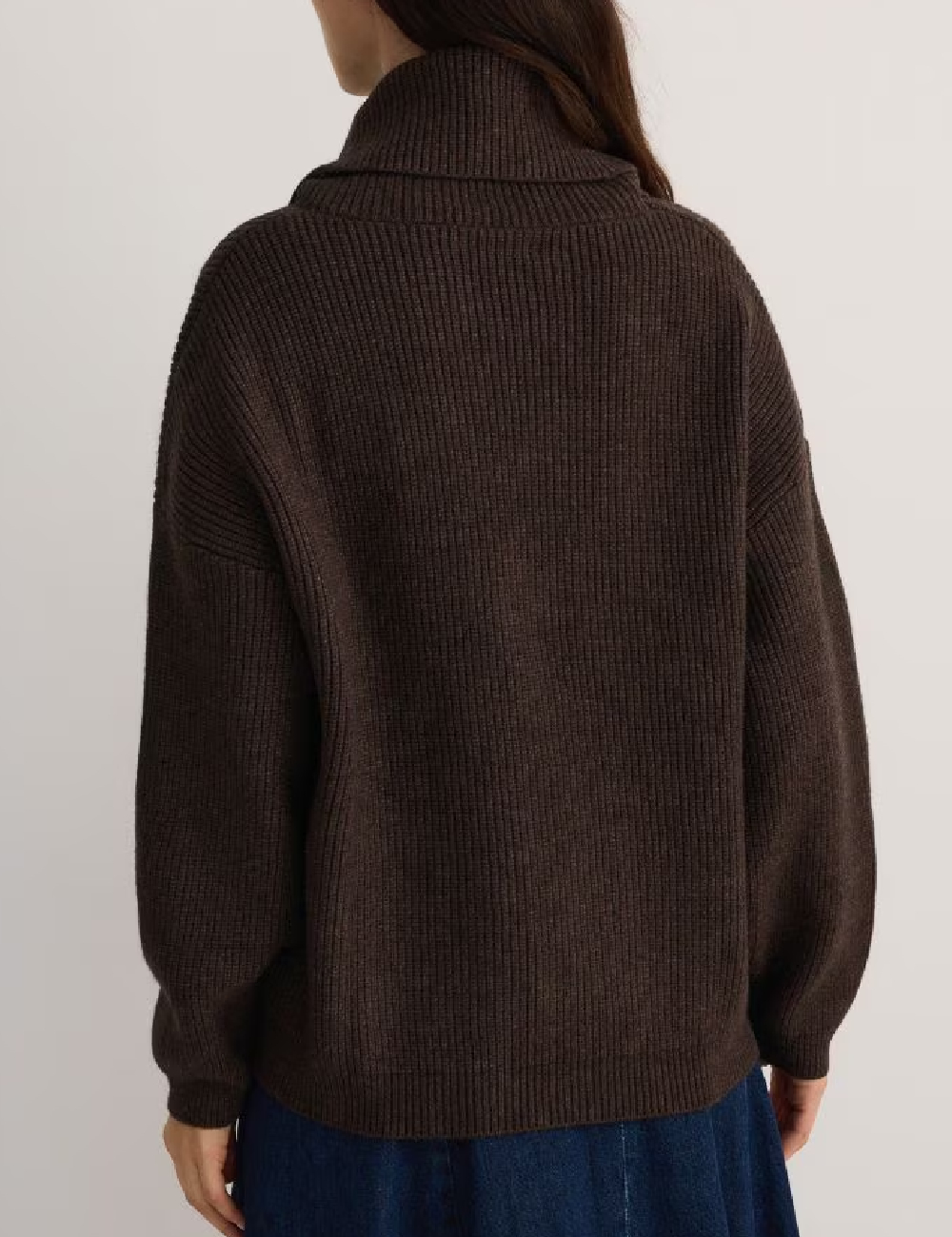Pulover Oversize Reserved, maro - 1 | YEO