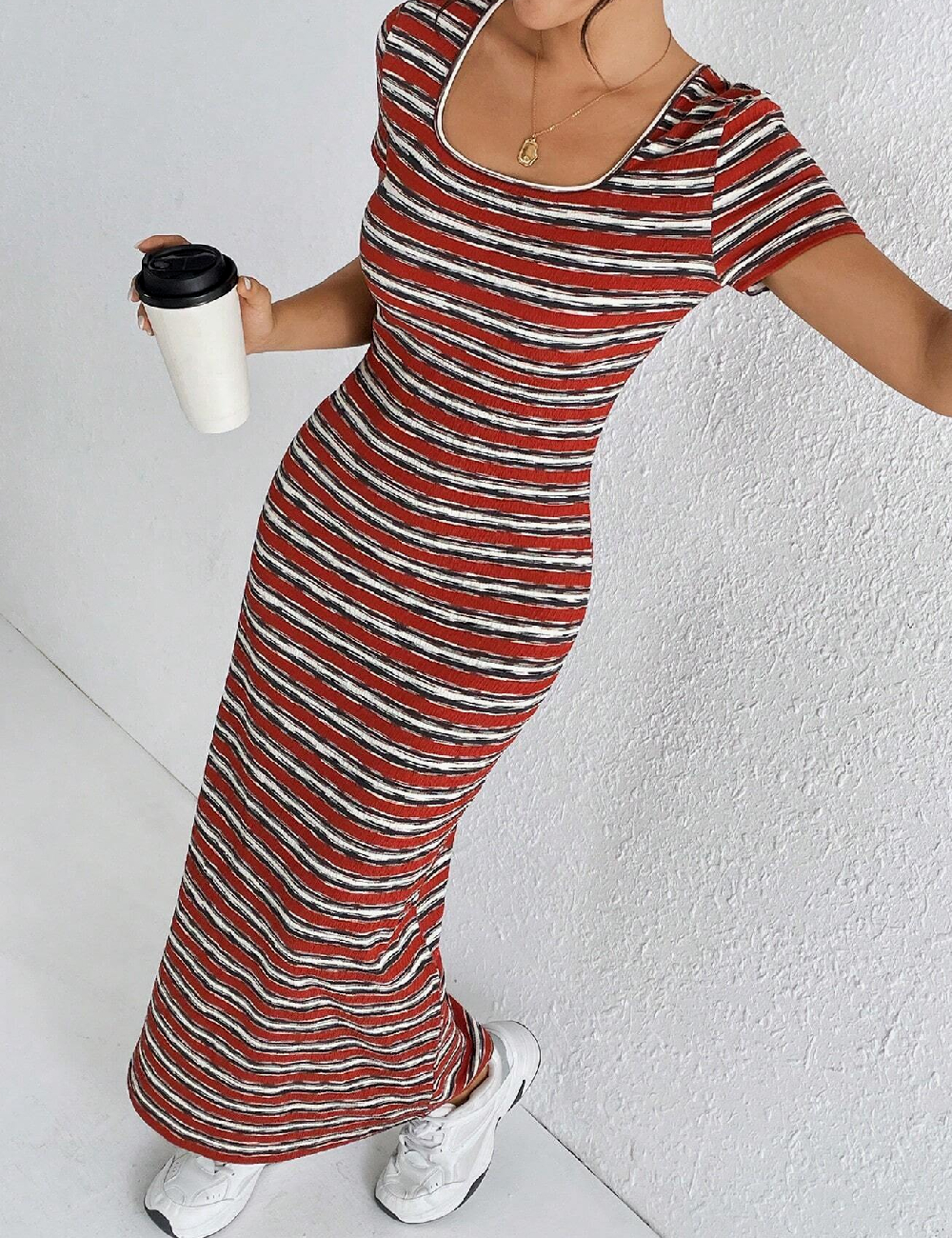 Rochie lunga SHEIN, mix culori