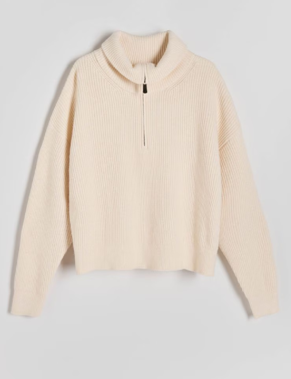 Pulover Reserved, ecru - 1 | YEO