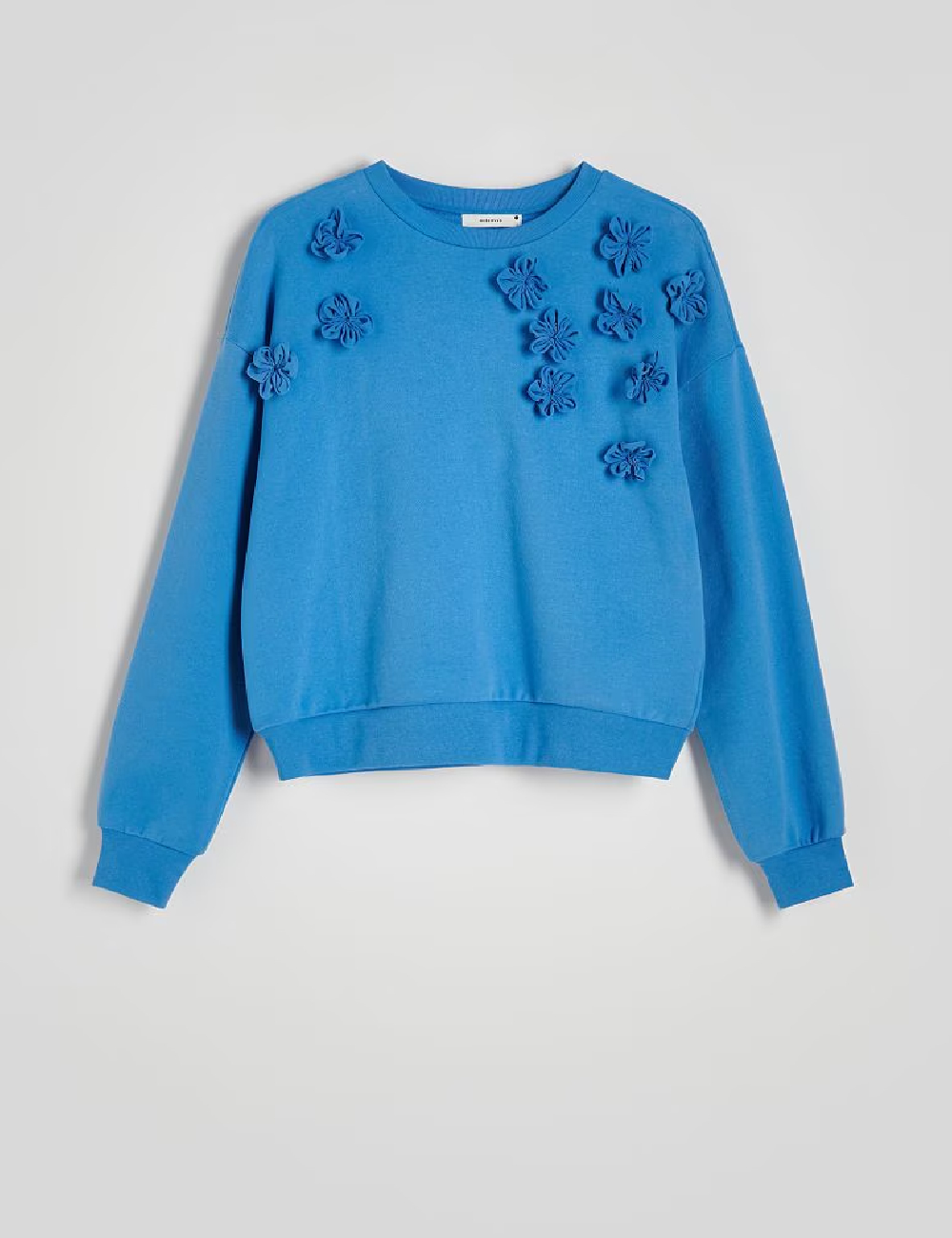 Bluza Reserved, albastru - 1 | YEO