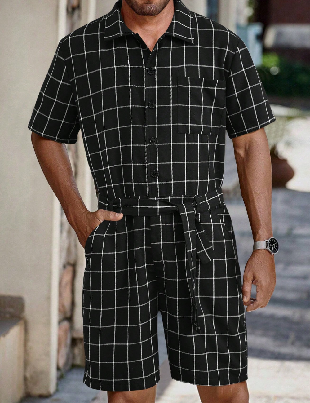 Salopeta SHEIN, negru