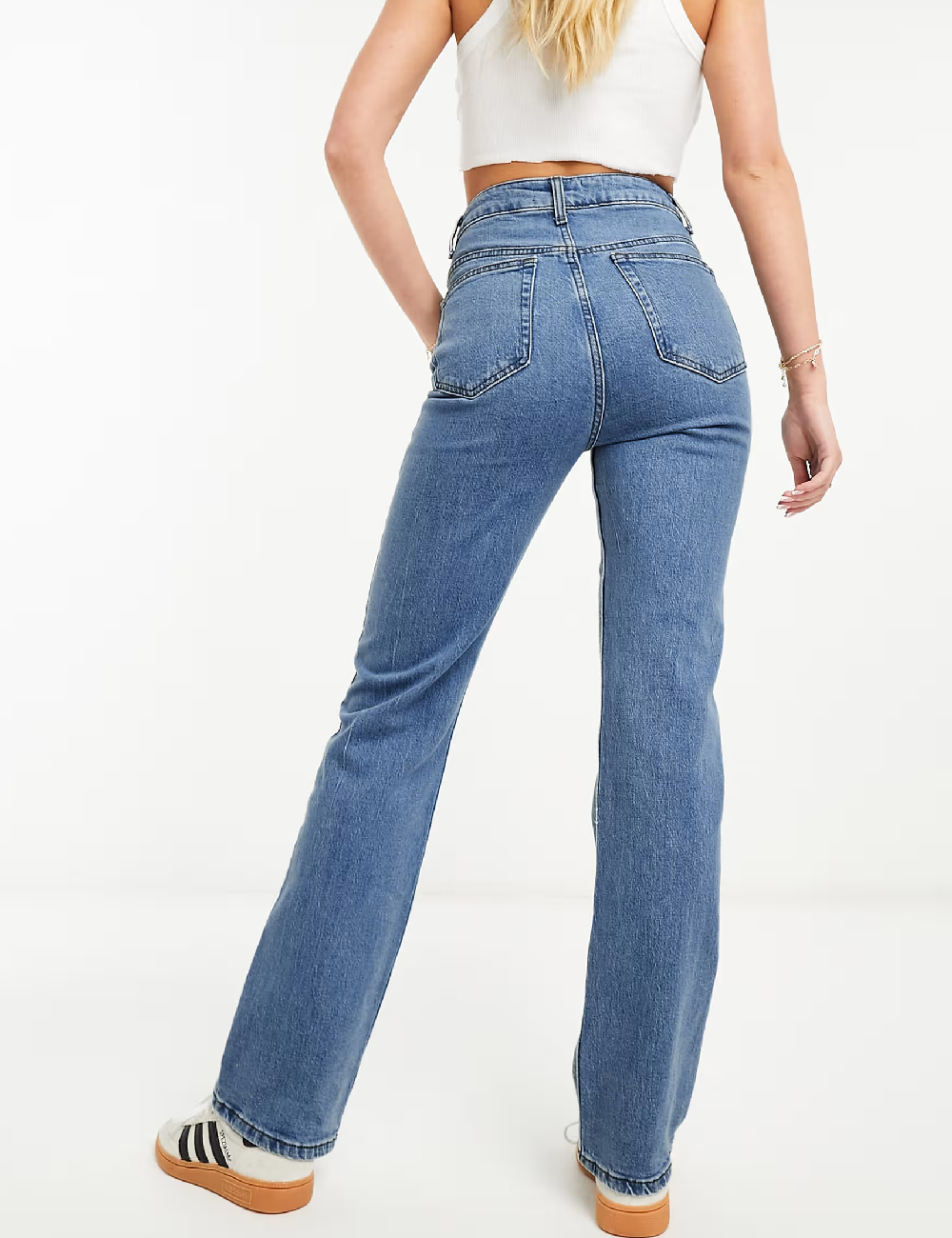 Blugi ASOS, albastru - 1 | YEO