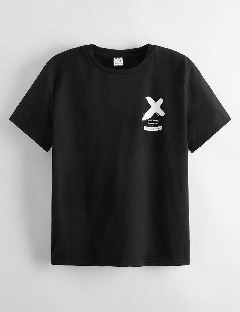 Tricou Shein Kids, negru