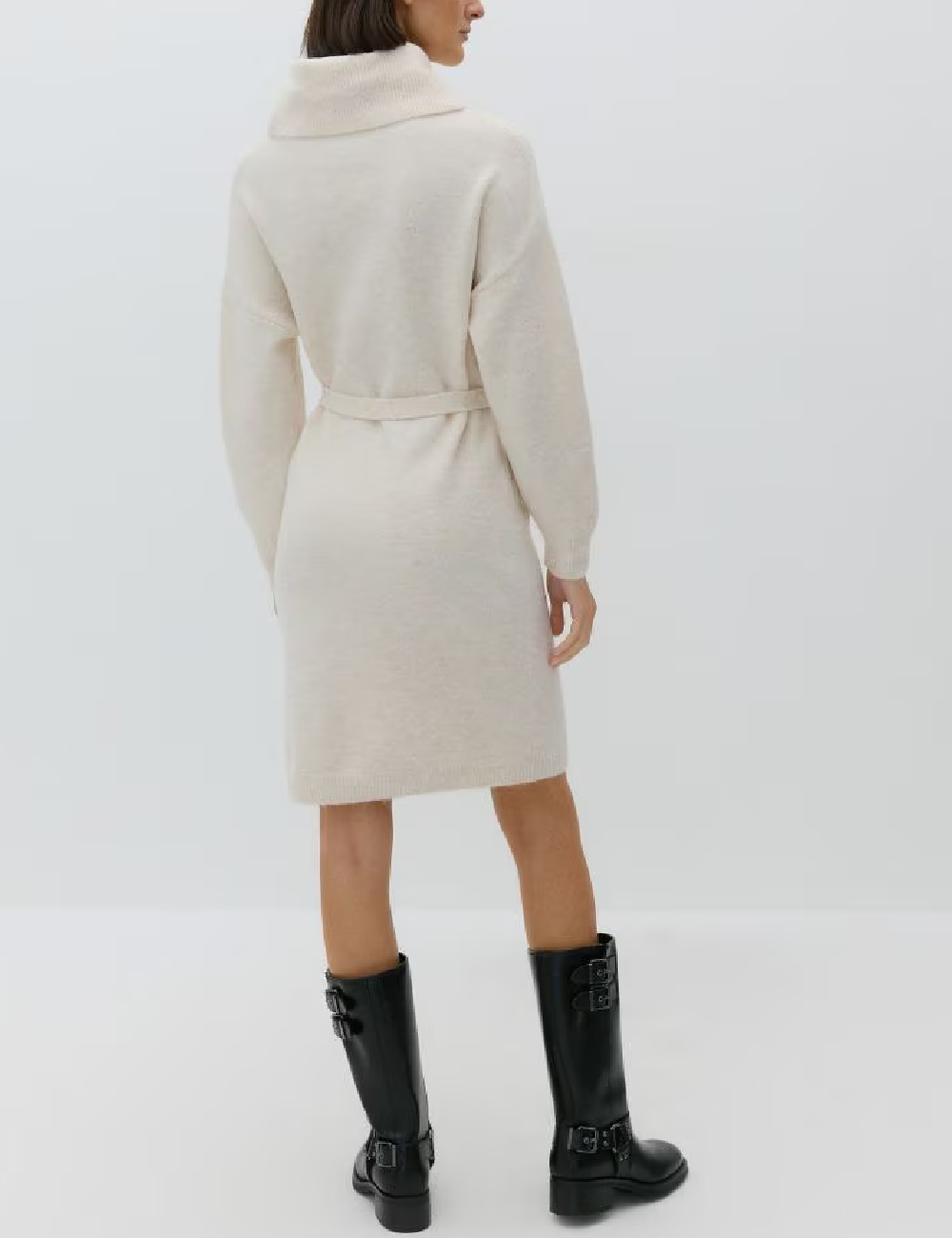 Rochie scurta Reserved, ecru - 1 | YEO