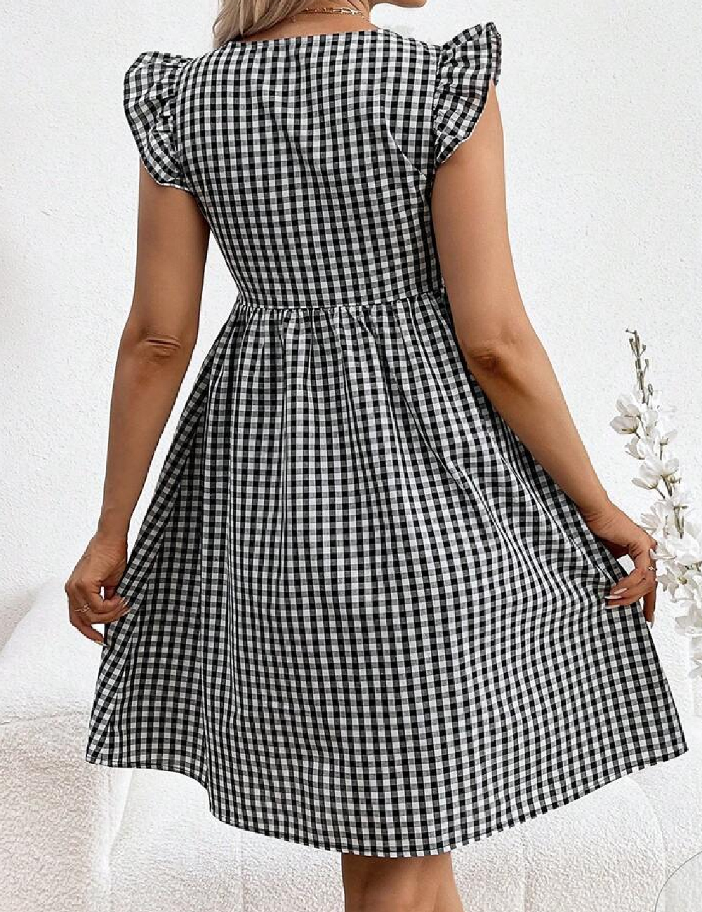 Rochie scurta SHEIN Maternity, negru - 1 | YEO