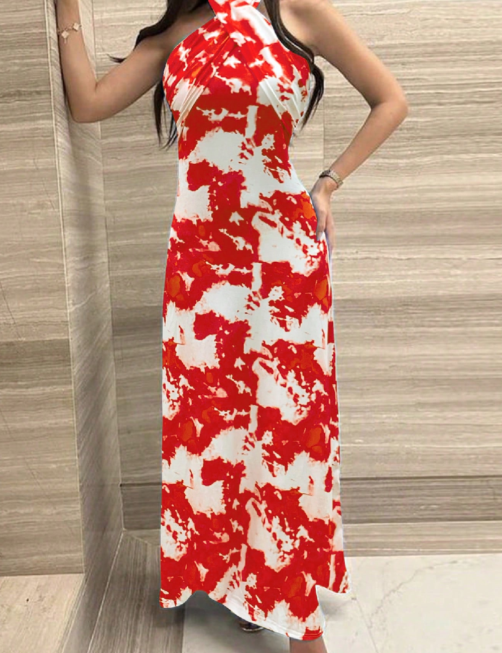 Rochie lunga SHEIN, rosu