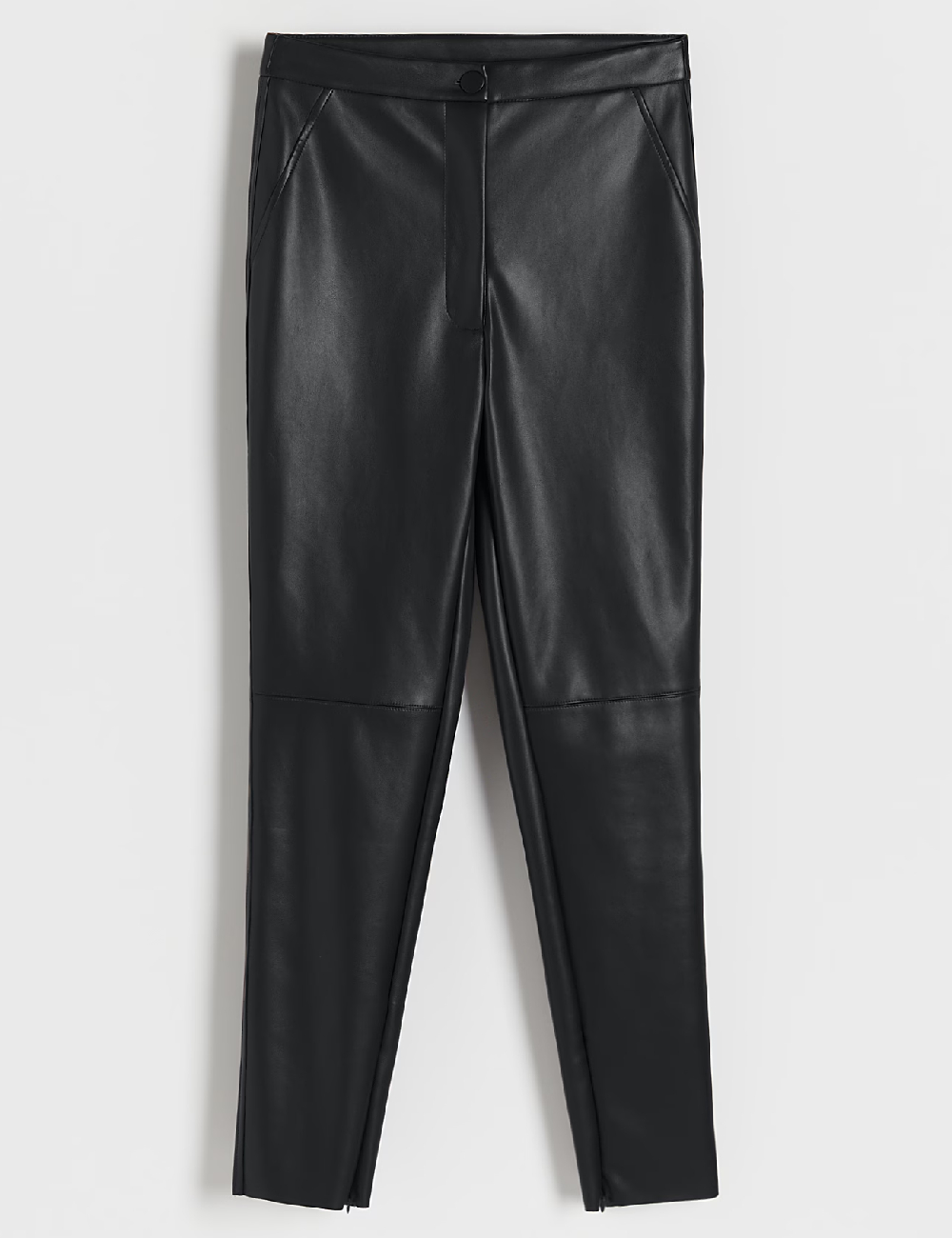 Pantaloni Reserved, negru - 1 | YEO