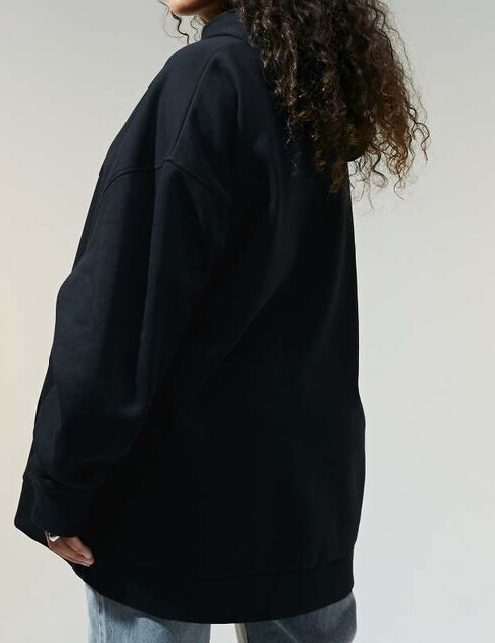 Hanorac Oversize ASOS Curve, negru - 1 | YEO