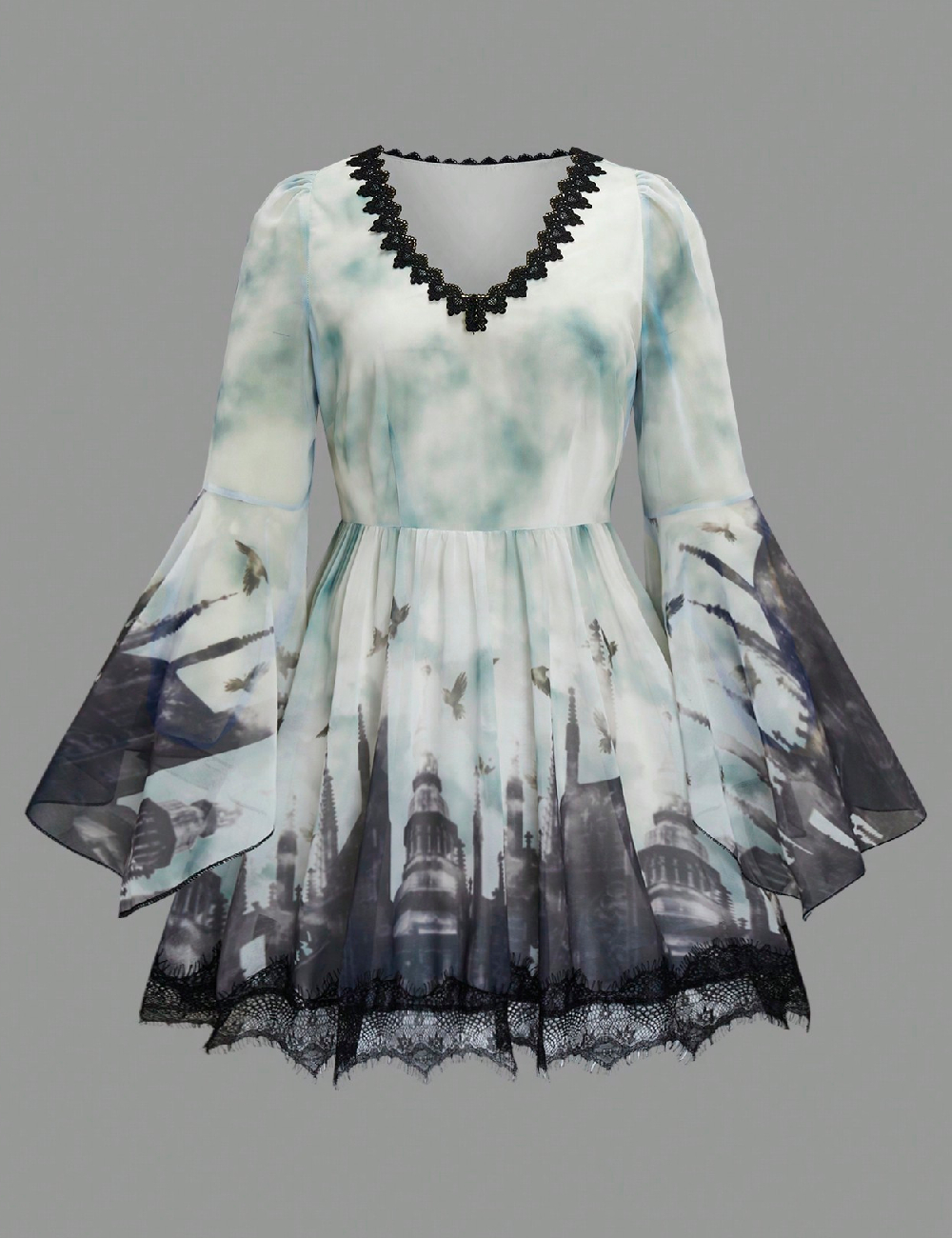 Rochie scurta SHEIN CURVE, mix culori