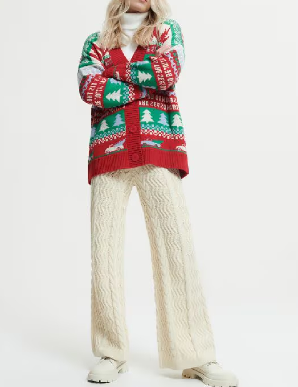 Cardigan Reserved, mix culori