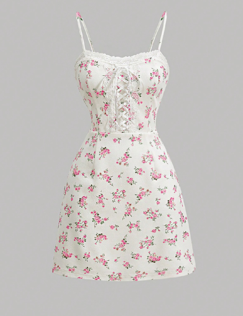 Rochie scurta SHEIN, ecru