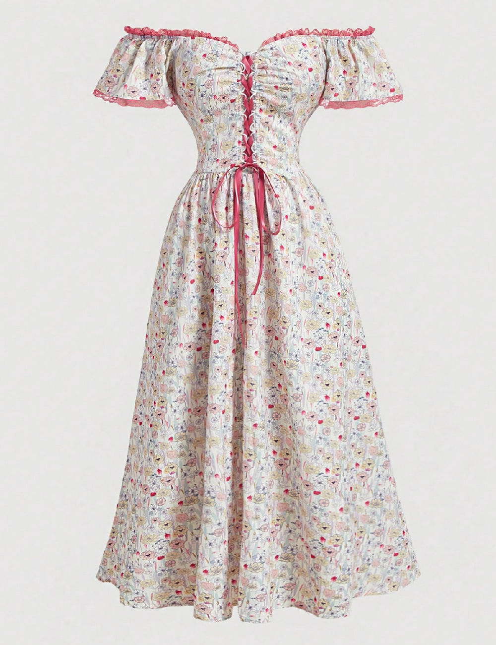 Rochie lunga SHEIN, floral print