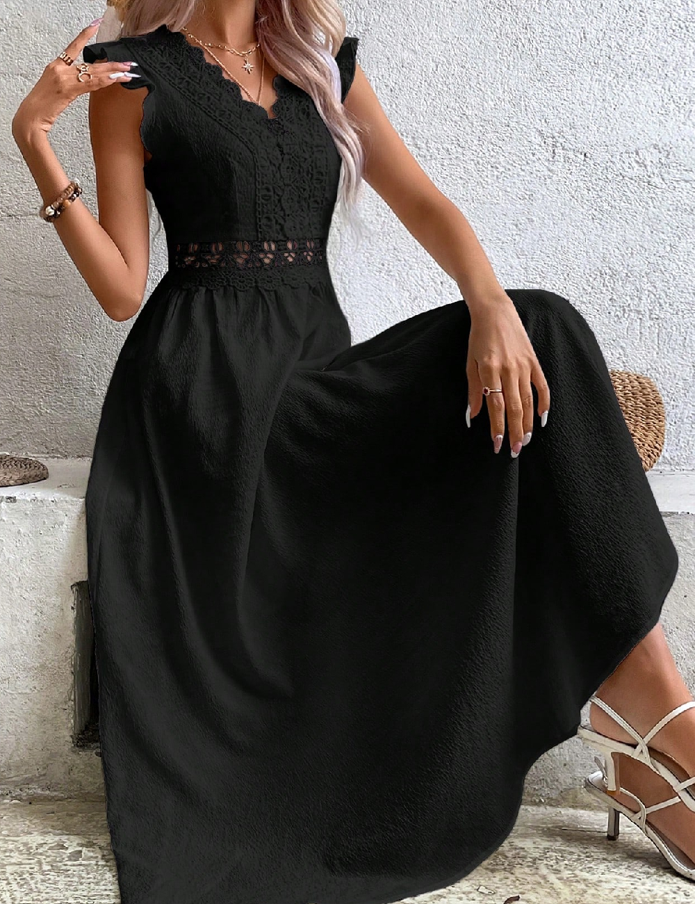 Rochie medie SHEIN, negru - 1 | YEO