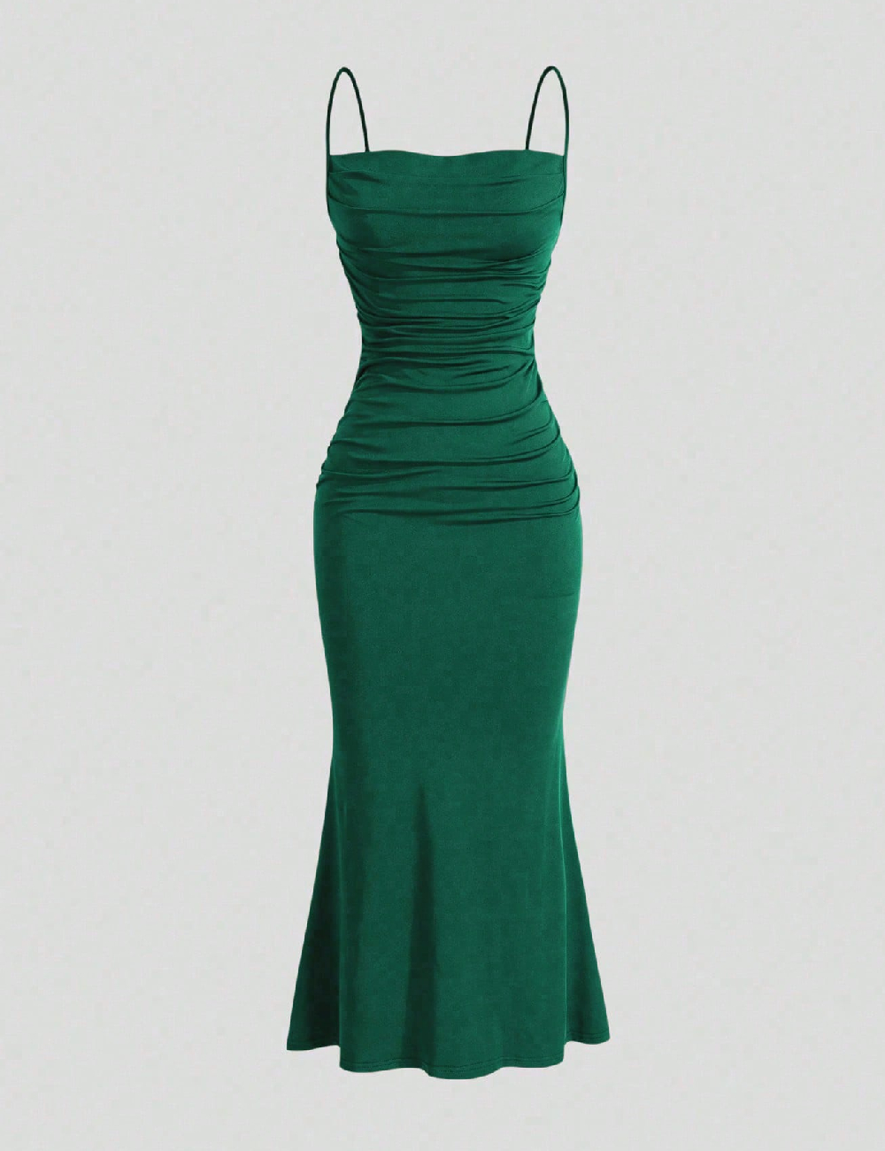 Rochie lunga SHEIN CURVE, verde