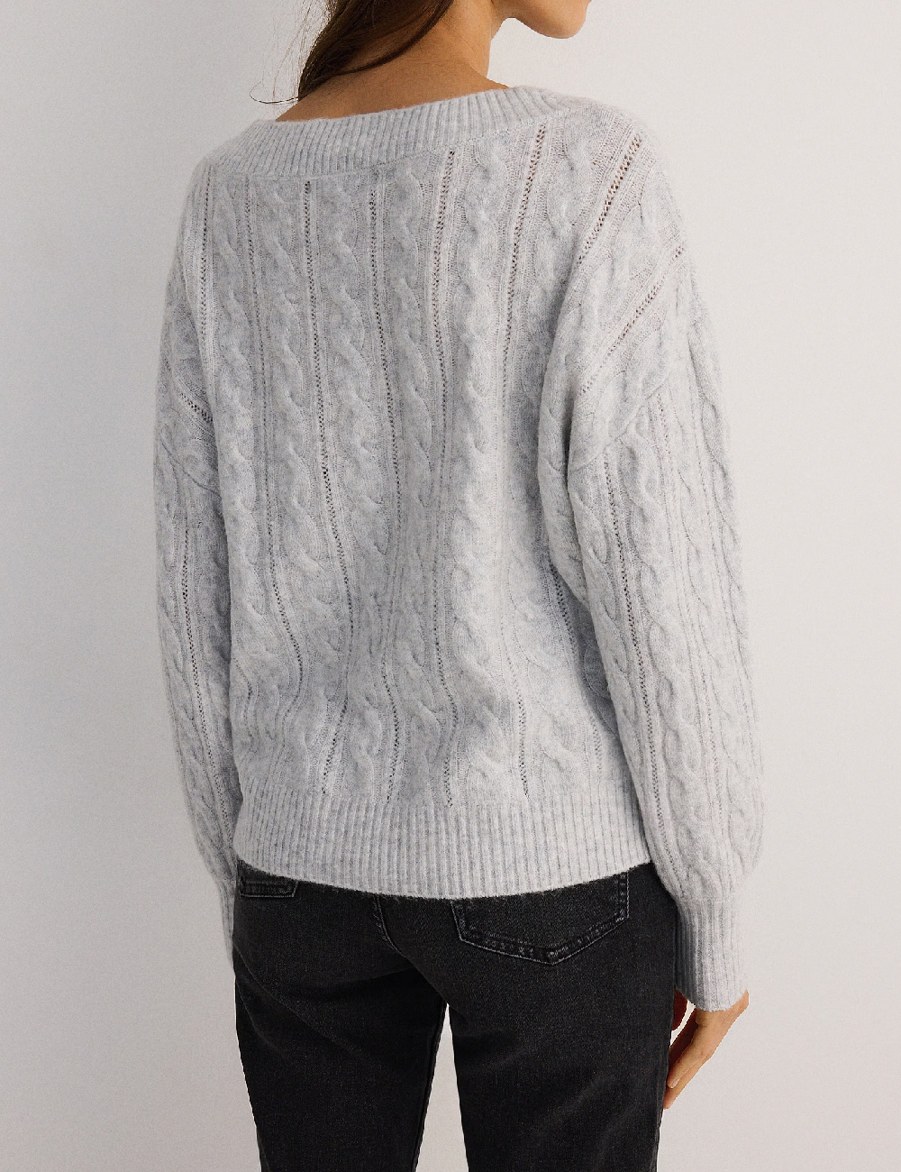 Pulover Reserved, gri - 1 | YEO
