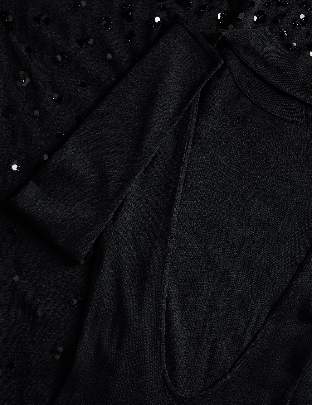 Rochie lunga Reserved, negru - 1 | YEO