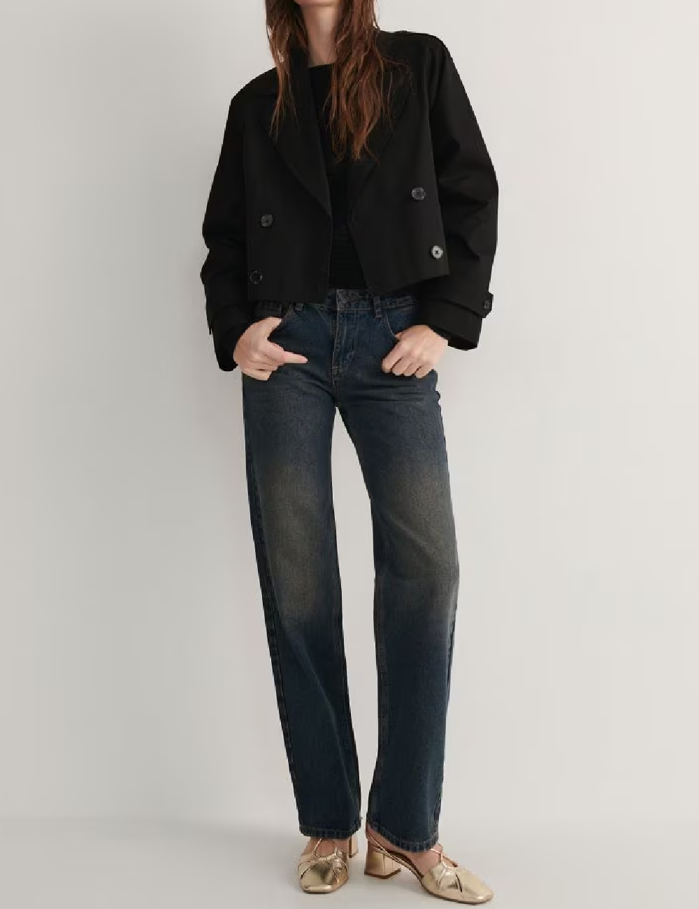Bluza Reserved, negru - 1 | YEO