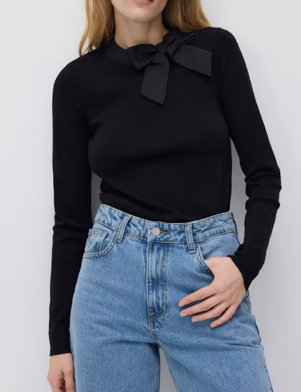 Bluza Reserved, negru