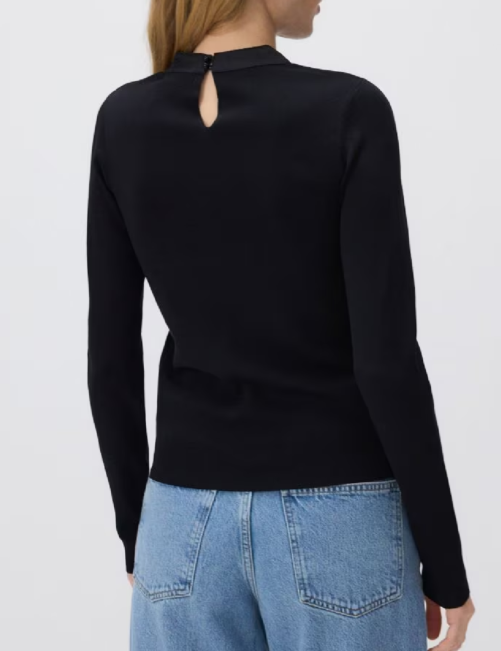 Bluza Reserved, negru - 1 | YEO