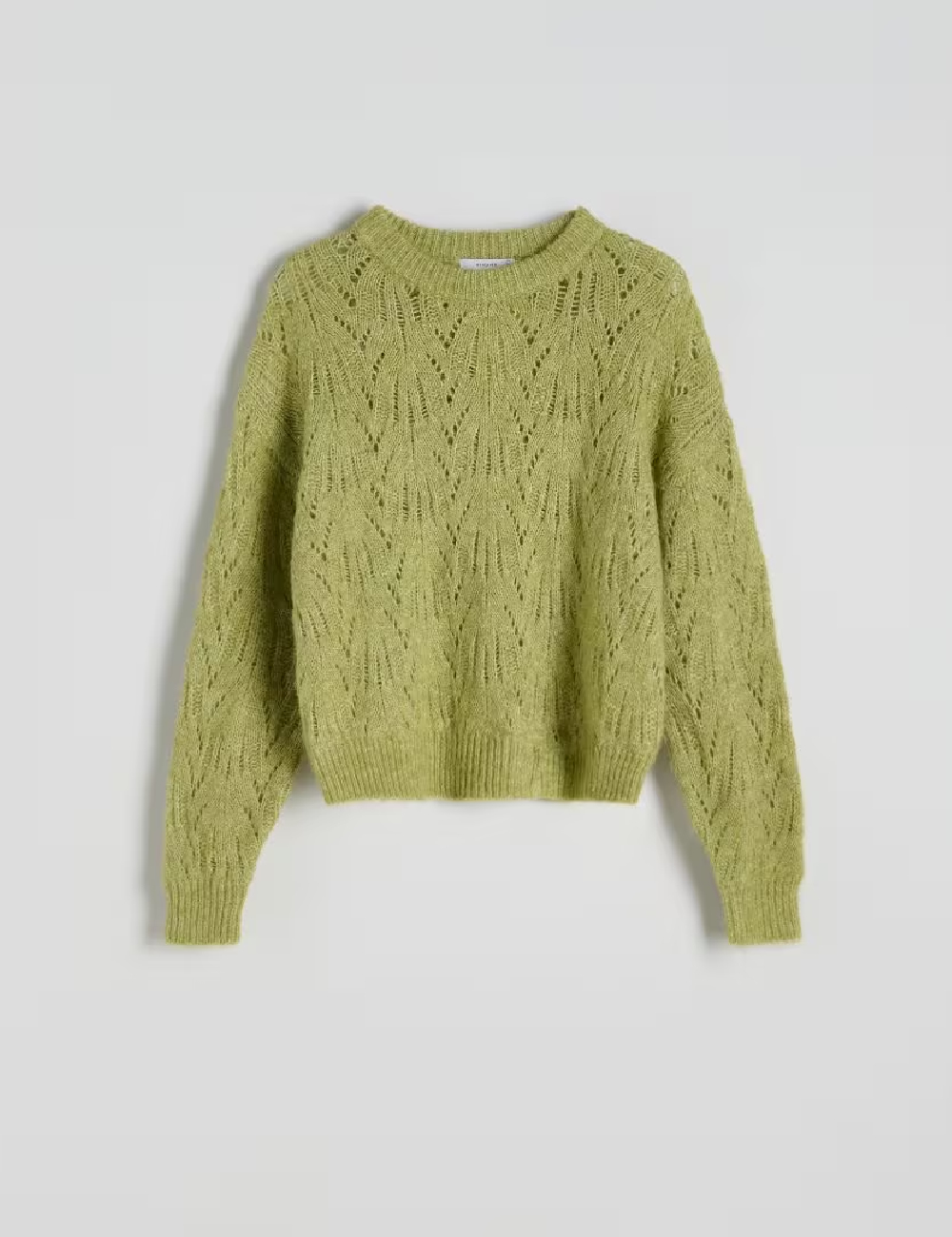 Pulover Reserved, verde - 1 | YEO