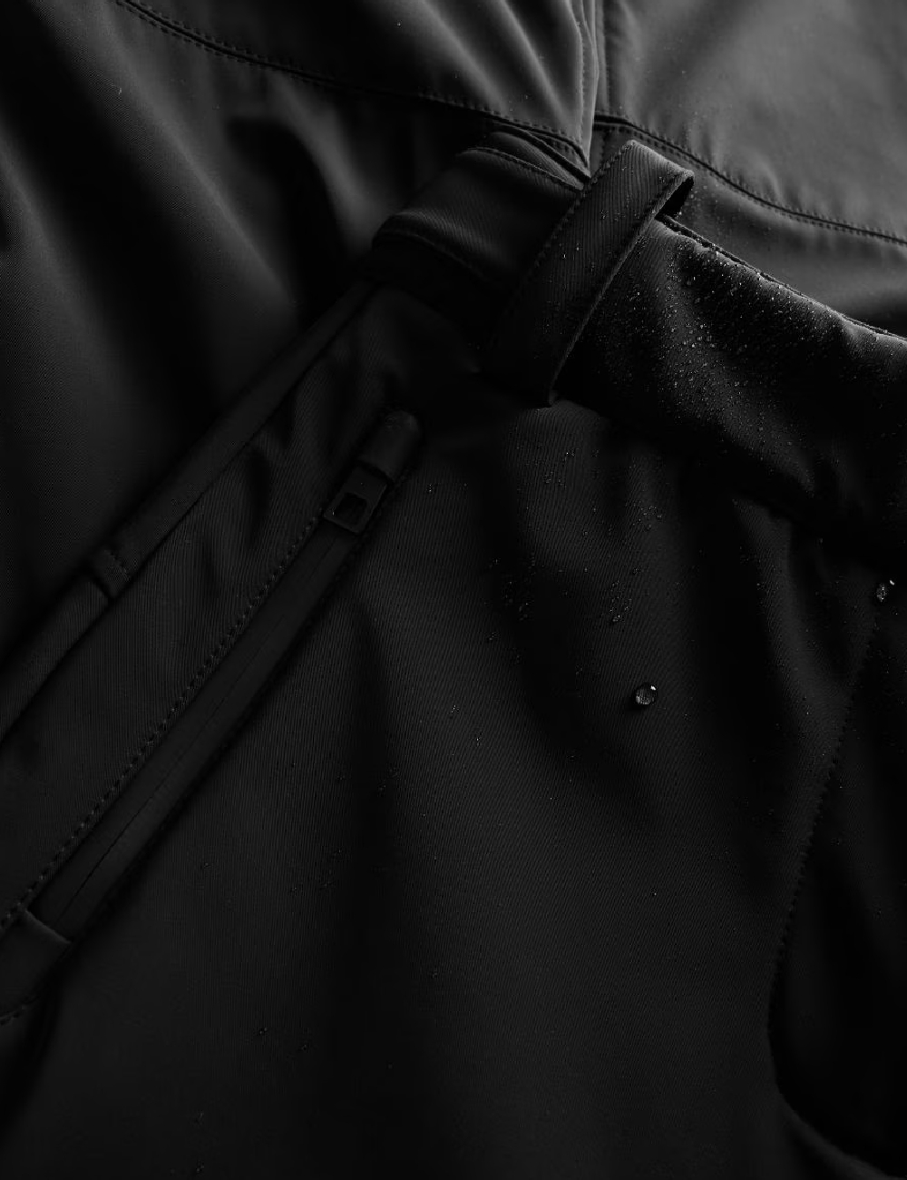 Pantaloni Reserved, negru - 1 | YEO