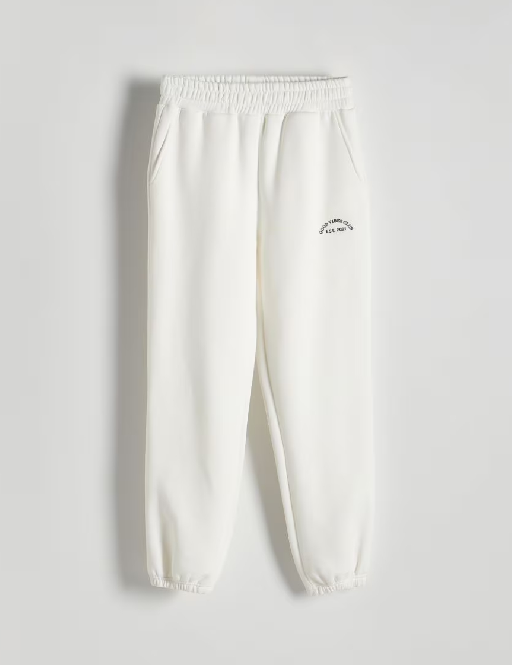 Pantaloni Reserved, ecru - 1 | YEO