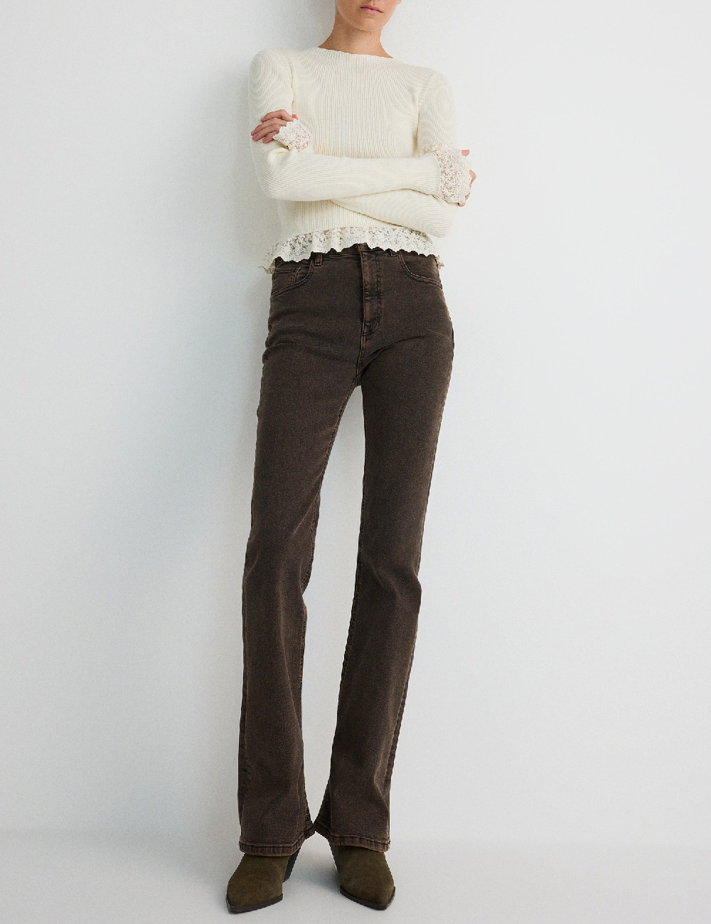 Bluza Reserved, ecru