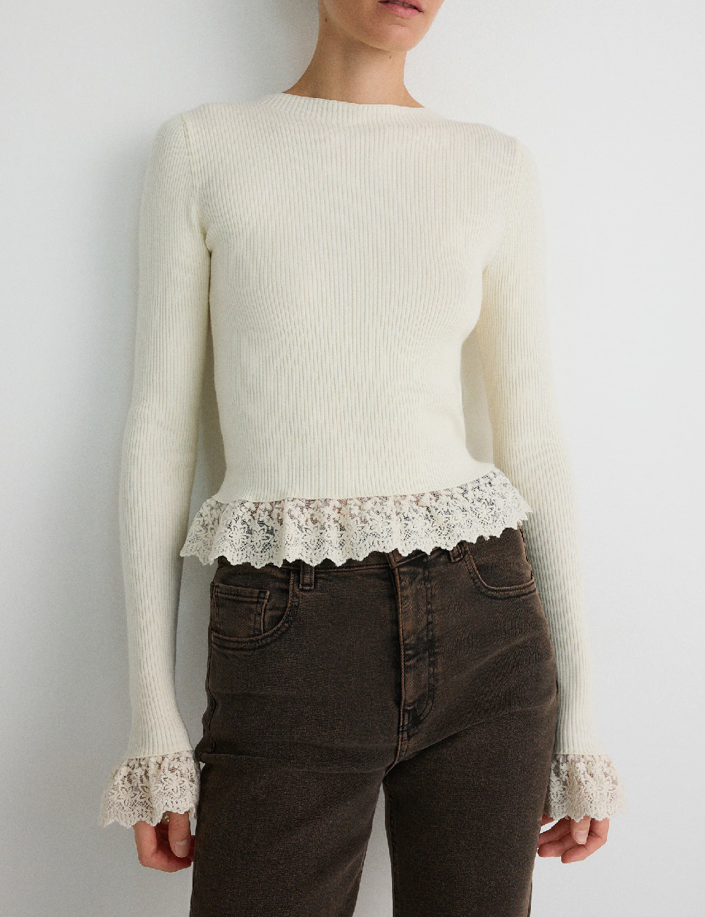 Bluza Reserved, ecru - 1 | YEO