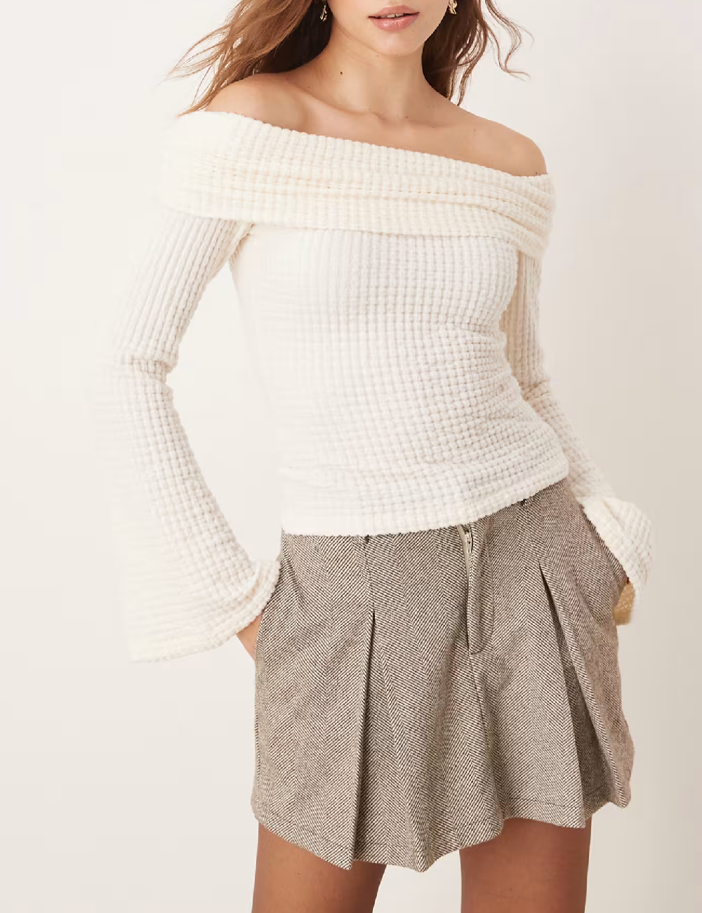 Bluza ASOS, ecru