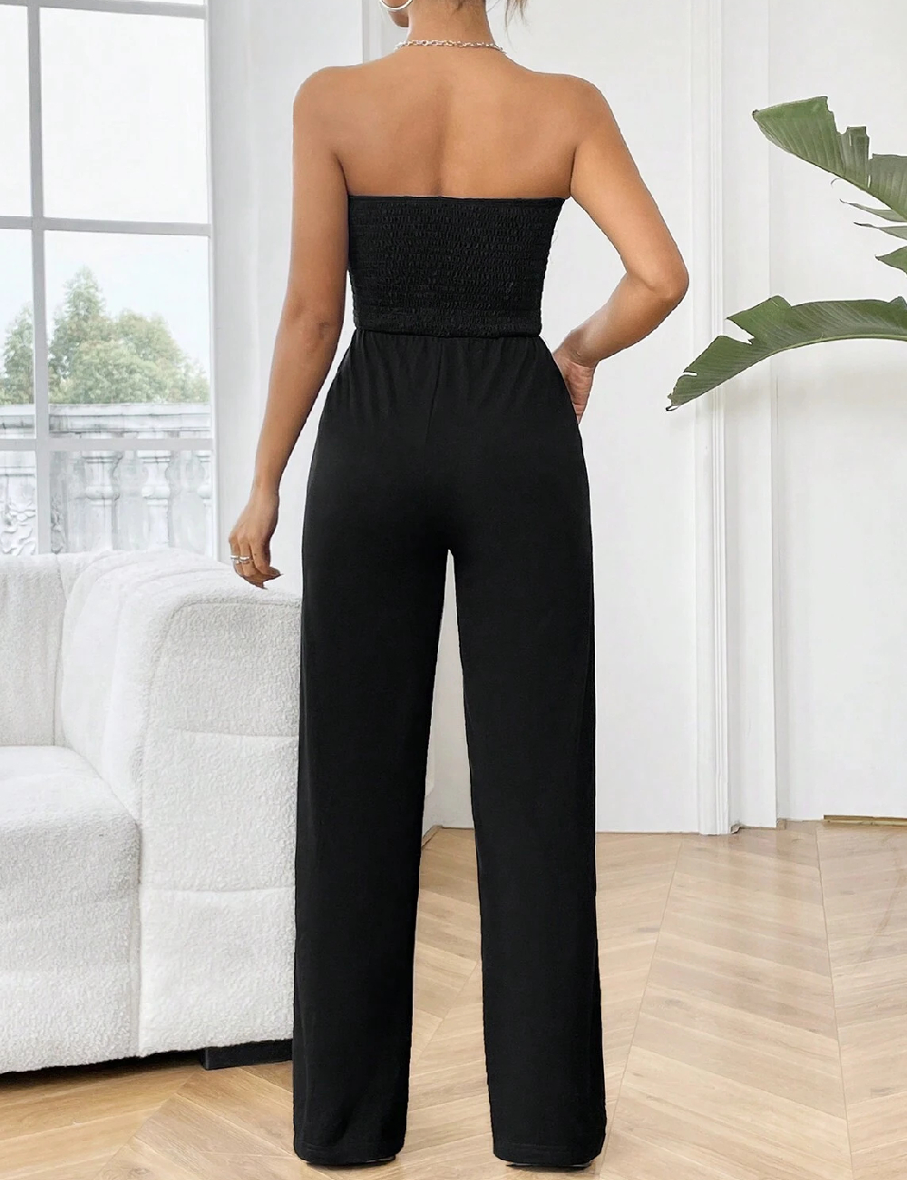 Salopeta SHEIN, negru - 1 | YEO