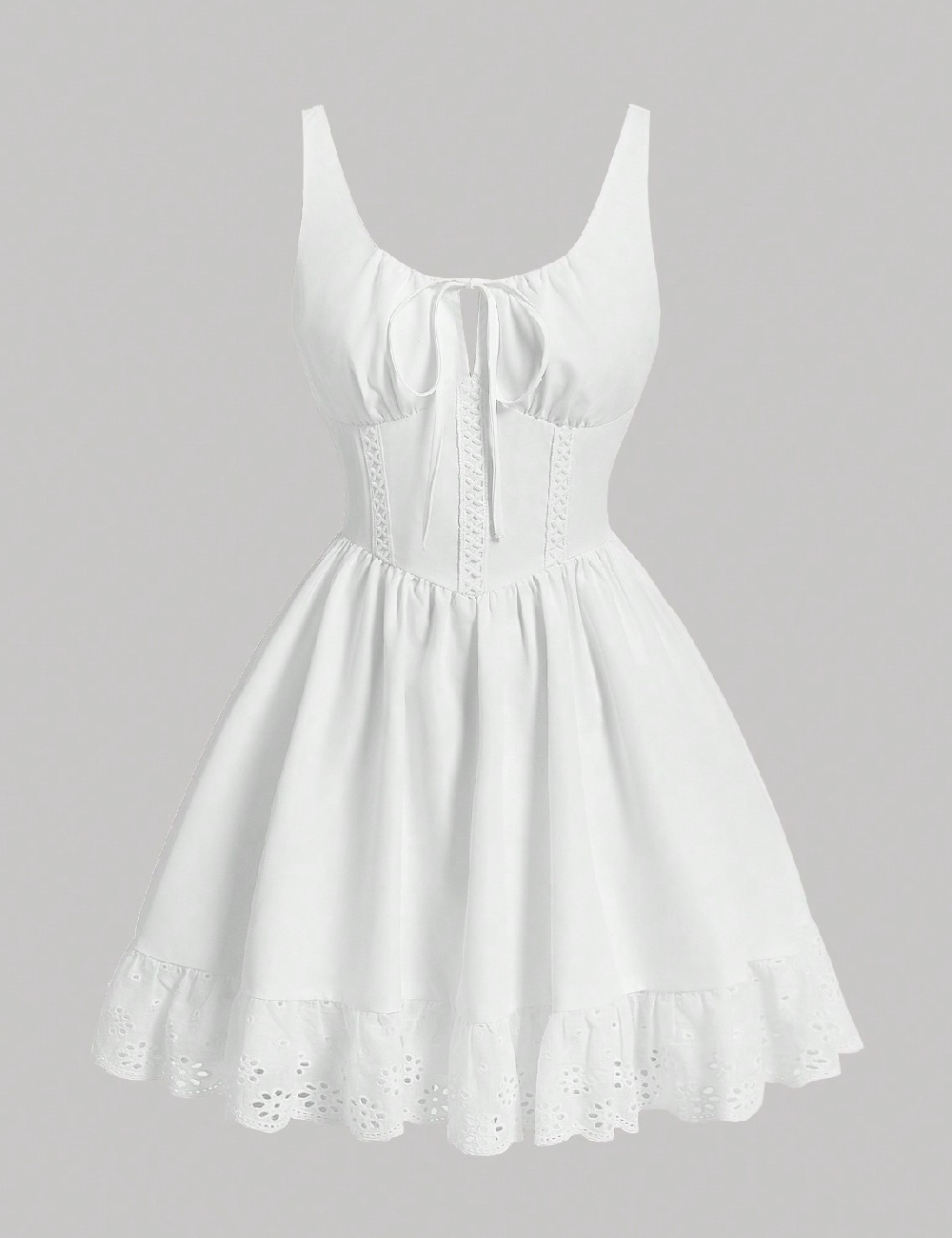 Rochie scurta SHEIN, alb