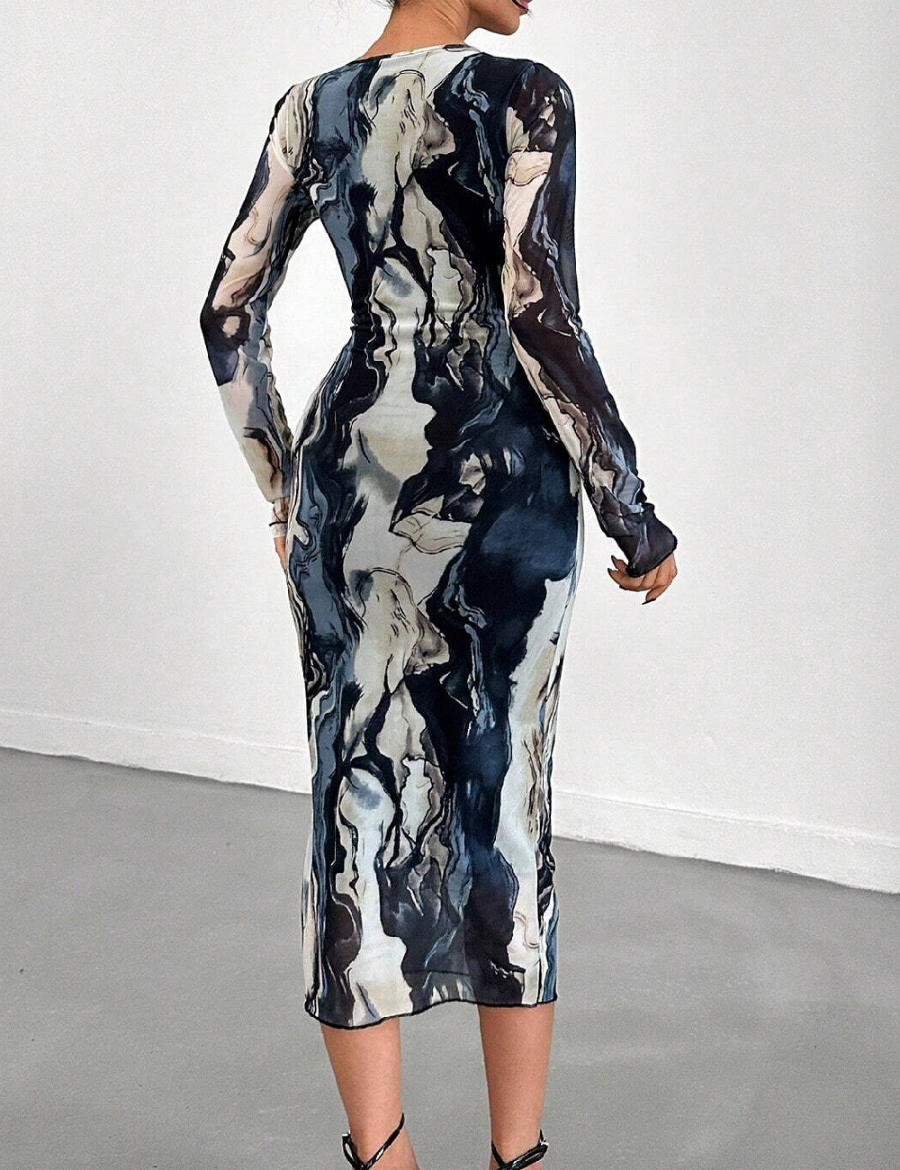 Rochie lunga SHEIN, albastru - 1 | YEO