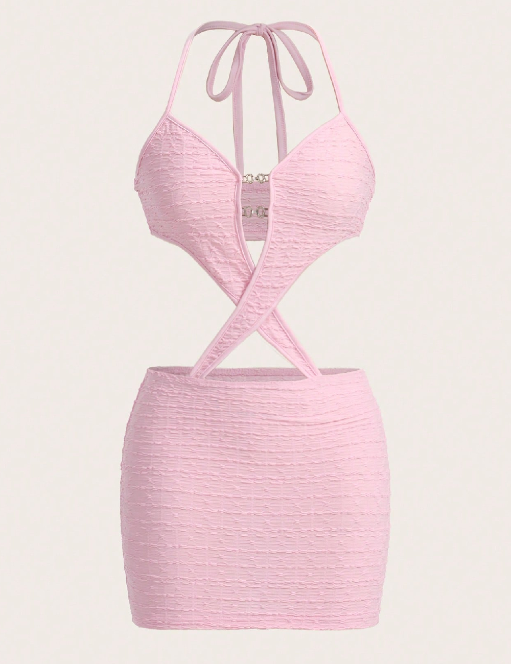 Rochie scurta SHEIN, roz