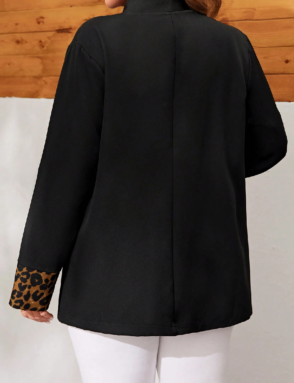 Blazer SHEIN CURVE, negru - 1 | YEO