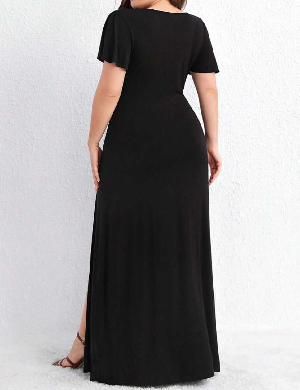 Rochie lunga SHEIN CURVE, negru - 1 | YEO