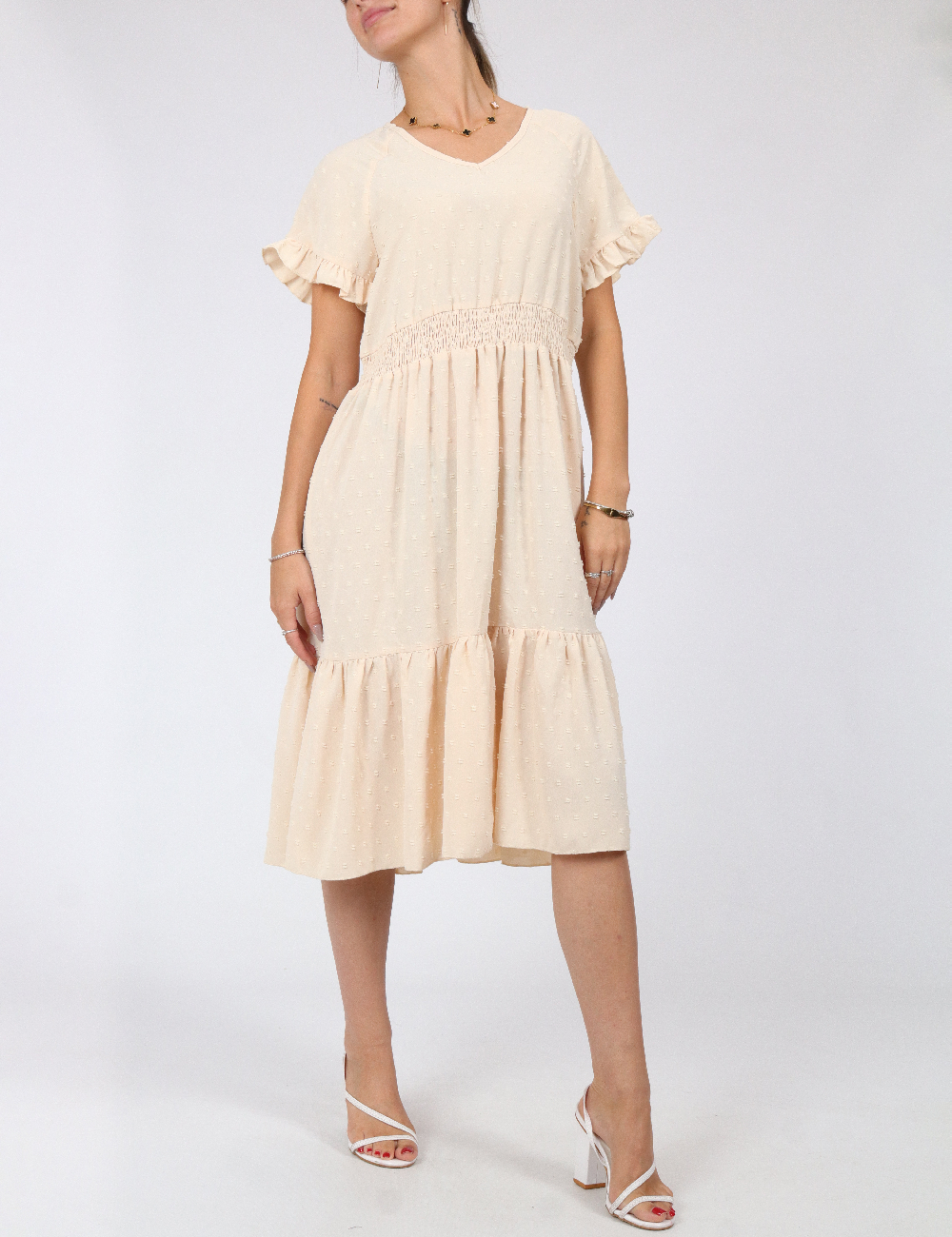 Rochie Shein Kids, crem