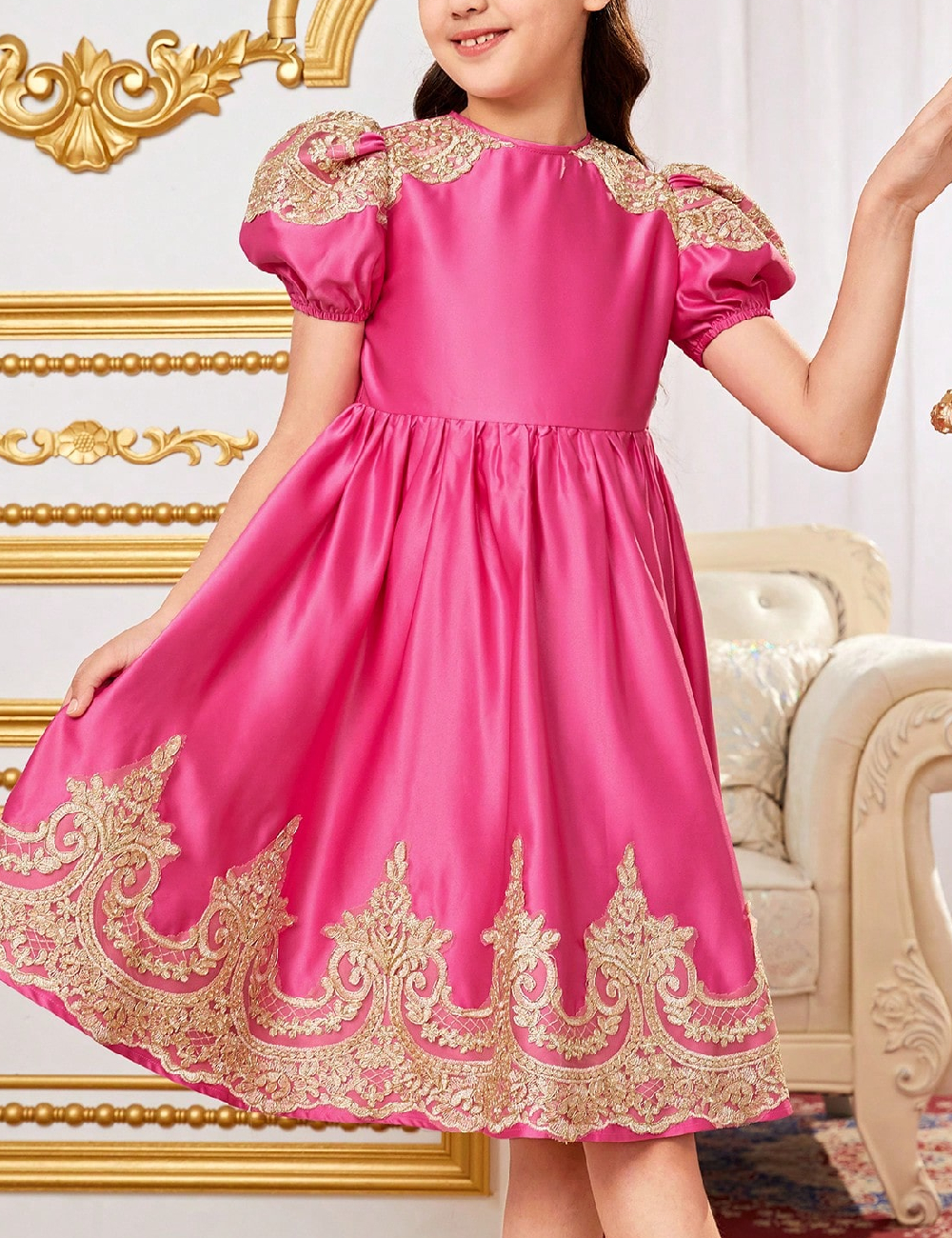 Rochie Shein Kids, roz