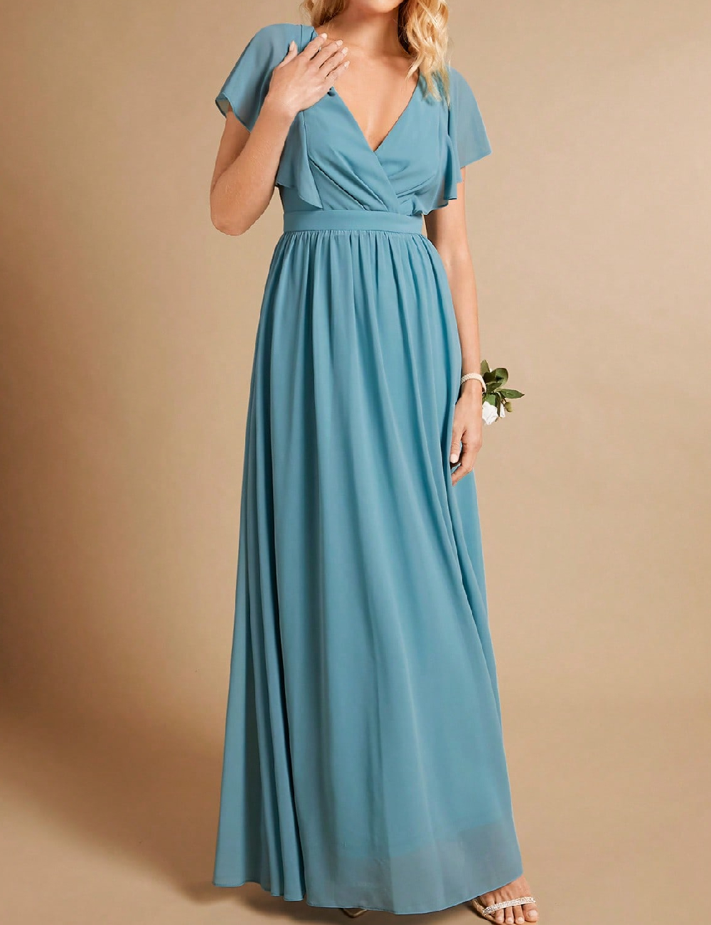 Rochie lunga SHEIN, albastru