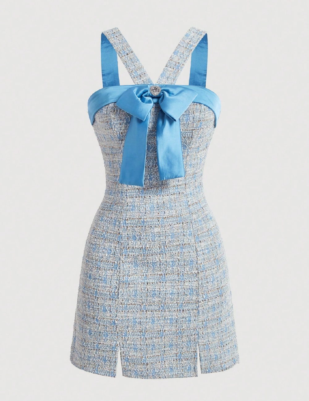 Rochie scurta SHEIN, bleu